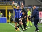 Soccer Football - Coppa Italia - Semi Final - Second Leg - Inter Milan v Juventus - San Siro, Milan, Italy - April 26, 2023 Inter Milan's Federico Dimarco walks off the pitch after been substituted REUTERS/Daniele Mascolo