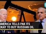 U.S. 'allows' Pak to buy cheap Russian oil but tells Sharif Govt to stick to G7 price cap | Details U.S. 'allows' Pak to buy cheap Russian oil but tells Sharif Govt to stick to G7 price cap | Details
