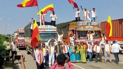 Belagavi is a border district that has been the subject of controversies with neighbouring state Maharashtra. Belagavi is a border district that has been the subject of controversies with neighbouring state Maharashtra.
