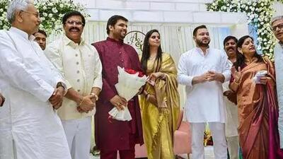 Bihar chief minister attends engagement ceremony of Anand Mohan’s son (File Photo) Bihar chief minister attends engagement ceremony of Anand Mohan’s son (File Photo)