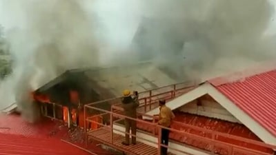 The two blasts took place in quick succession, triggering panic, those present during the incident said. (ANI/Twitter)