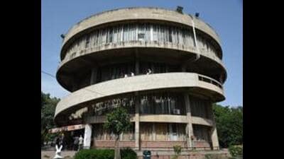 Chandigarh police on Thursday arrested two former students of Panjab University (PU) for allegedly outraging the modesty of a campus student. (HT File)