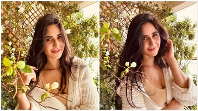 Katrina Kaif wishes her fans good morning in a unique way. She dropped a series of photos of herself from her balcony, in a comfy knitwear and tank top. (Instagram/@katrinakaif) Katrina Kaif wishes her fans good morning in a unique way. She dropped a series of photos of herself from her balcony, in a comfy knitwear and tank top. (Instagram/@katrinakaif)