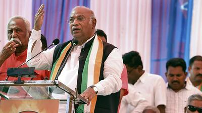 Congress chief Mallikarjun Kharge. (PTI) Congress chief Mallikarjun Kharge. (PTI)