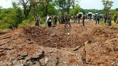 Eleven people were killed in a Maoist attack in Chhattisgarh’s Dantewada district on Wednesday. (PTI) Eleven people were killed in a Maoist attack in Chhattisgarh’s Dantewada district on Wednesday. (PTI)