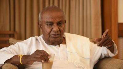 Former Prime Minister H D Deve Gowda. (HT Photo) Former Prime Minister H D Deve Gowda. (HT Photo)
