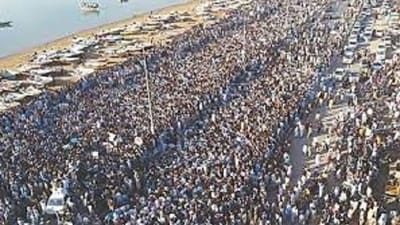 File photo of "Haq Do Tehreek"demonstration against CPEC in Gwadar, Balochistan in December 2022. File photo of "Haq Do Tehreek"demonstration against CPEC in Gwadar, Balochistan in December 2022.