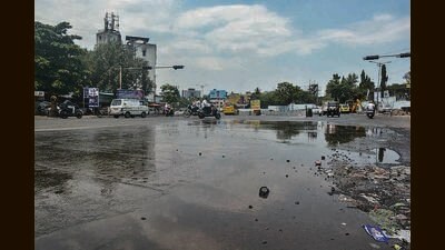 The Pune Municipal Corporation (PMC) on Thursday claimed to have repaired a major leakage in the Wadgaon Water Treatment Plant (WTP) to Taljai Hill distribution line near Sinhagad College (REPRESENTATIVE IMAGE) The Pune Municipal Corporation (PMC) on Thursday claimed to have repaired a major leakage in the Wadgaon Water Treatment Plant (WTP) to Taljai Hill distribution line near Sinhagad College (REPRESENTATIVE IMAGE)