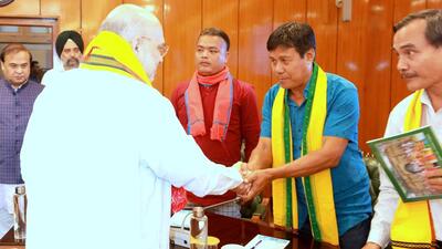 The agreement mentions the steps to be taken by Centre and Assam government to rehabilitate the surrendered armed cadres of DNLA (Twitter/AmitShah) The agreement mentions the steps to be taken by Centre and Assam government to rehabilitate the surrendered armed cadres of DNLA (Twitter/AmitShah)