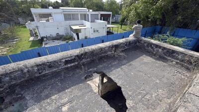 The house that was constructed after the alleged demolition of a 15th-century monument. (Sanjeev Verma/ HTPhoto)