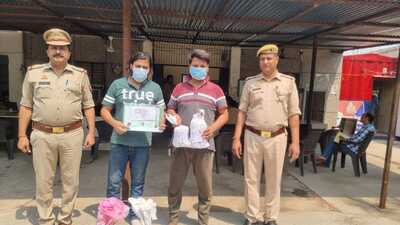 The suspects in custody. (HT Photo) The suspects in custody. (HT Photo)