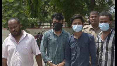 The suspects in custody. (Sakib Ali/ HT) The suspects in custody. (Sakib Ali/ HT)