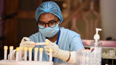 India records a marginal dip in infections compared to yesterday. (ANI) India records a marginal dip in infections compared to yesterday. (ANI)