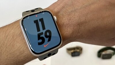 The new Apple Watch Series 8. (HT Photo) The new Apple Watch Series 8. (HT Photo)