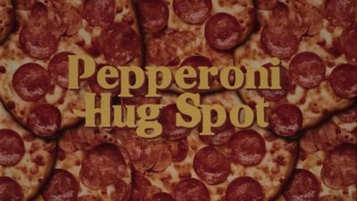 A screengrab from the pizza ad made using AI. (Twitter/@Pizza_Later) A screengrab from the pizza ad made using AI. (Twitter/@Pizza_Later)