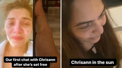 Chrisann's brother Kevin Pereira posted an update of her release on Instagram. Chrisann's brother Kevin Pereira posted an update of her release on Instagram.