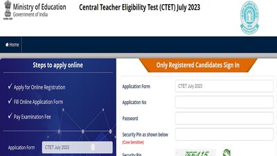 CTET July 2023 registration begins at ctet.nic.in, direct link to apply CTET July 2023 registration begins at ctet.nic.in, direct link to apply