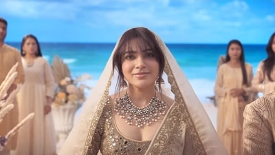 Samantha Ruth Prabhu in a still from a new ad. Samantha Ruth Prabhu in a still from a new ad.