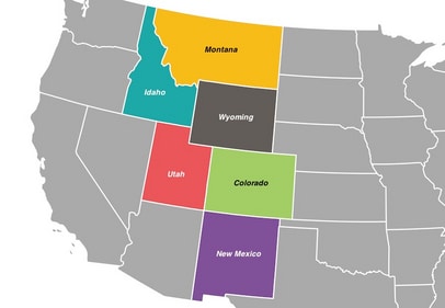 Rockies mountain range passes through these 6 states of USA. Rockies mountain range passes through these 6 states of USA.