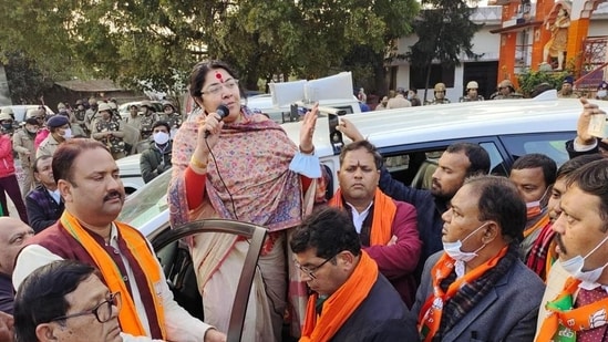 West Bengal BJP MP Locket Chatterjee.