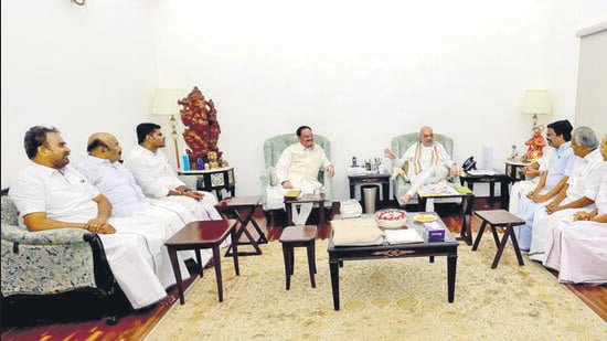 EPS, Annamalai joint meet with Shah ensures peace between allies. (ANI)