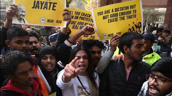 Lokesh Chugh, national secretary of the Congress-affiliated National Student’s Union of India, is a PhD research scholar at the Department of Anthropology, Faculty of Science (File Photo)