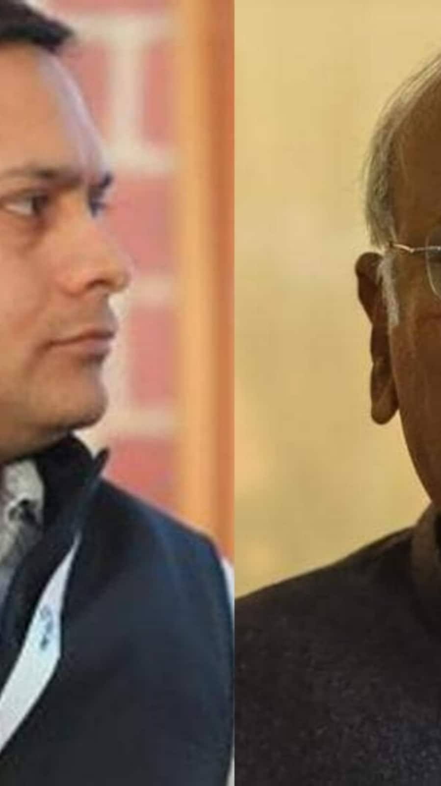 BJP's IT-cell head Amit Malviya and Congress president Mallikarjun Kharge.