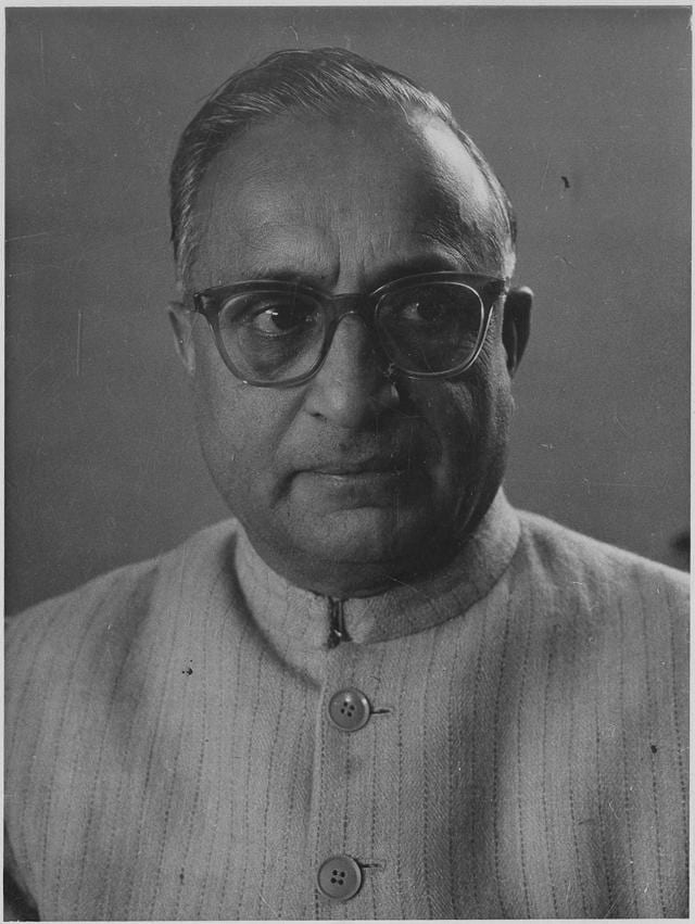 CM Poonacha photographed on 13 March 1967 (HT Photo) CM Poonacha photographed on 13 March 1967 (HT Photo)