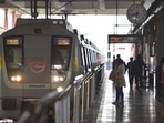 Normal train movement on the entire Airport Express Line shall be available after 7:30 am as per the regular time table, the statement said.(HT archive)