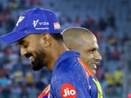 Punjab Kings skipper Shikhar Dhawan and Lucknow Super Giants skipper KL Rahul at the toss Punjab Kings skipper Shikhar Dhawan and Lucknow Super Giants skipper KL Rahul at the toss