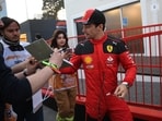 Ferrari's Monegasque driver Charles Leclerc 