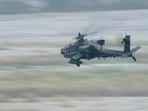 A U.S. Apache helicopter (Representative picture) A U.S. Apache helicopter (Representative picture)