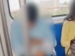 The disturbing video has gone viral on social media showing a young man, watching a mobile phone, appearing to be masturbating on the Delhi Metro. The disturbing video has gone viral on social media showing a young man, watching a mobile phone, appearing to be masturbating on the Delhi Metro.