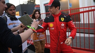 Ferrari's Monegasque driver Charles Leclerc (AFP) Ferrari's Monegasque driver Charles Leclerc (AFP)