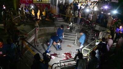 Atiq Ahmad was shot dead in Prayagraj on Saturday. (AFP)