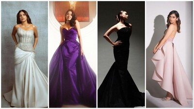 Bollywood celebrities put their best fashion foot forward and attended the star-studded 68th Filmfare Awards 2023 which was held at the Jio World Convention Centre in Mumbai on April 27. Here's what B-town celebrities wore to the red carpet. (Instagram) Bollywood celebrities put their best fashion foot forward and attended the star-studded 68th Filmfare Awards 2023 which was held at the Jio World Convention Centre in Mumbai on April 27. Here's what B-town celebrities wore to the red carpet. (Instagram)