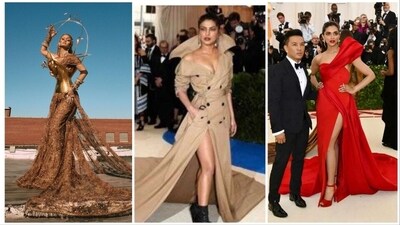 One of the biggest fashion nights, the Met Gala, will return on the first Monday of May. On the occasion, let's revisit some of the best looks of Indians who previously attended the event. (File Photos) One of the biggest fashion nights, the Met Gala, will return on the first Monday of May. On the occasion, let's revisit some of the best looks of Indians who previously attended the event. (File Photos)