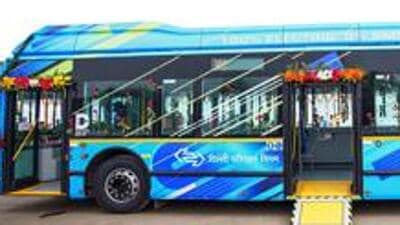 Currently Delhi has 300 electric buses in operation. (ANI)
