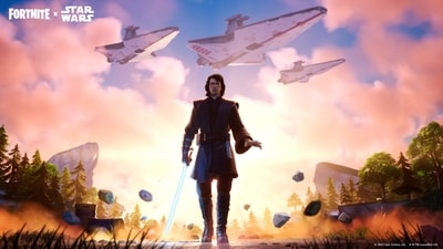 Fortnite Teases playable young Anakin Skywalker skin. (Image Credit: Epic Games)