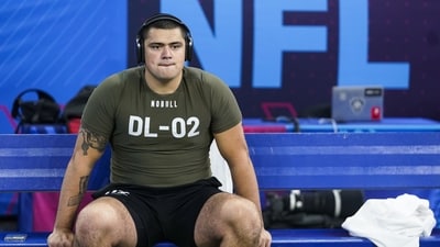 Clemson defensive lineman Bryan Bresee relaxes before running a drill at the NFL football scouting combine in Indianapolis, Thursday, March 2, 2023. (AP Photo/Darron Cummings) (AP) Clemson defensive lineman Bryan Bresee relaxes before running a drill at the NFL football scouting combine in Indianapolis, Thursday, March 2, 2023. (AP Photo/Darron Cummings) (AP)