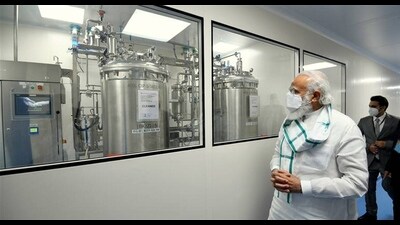 PM Modi had visited city-based SERUM institute back in 2021. (HT PHOTO)