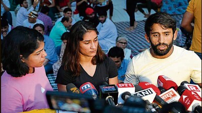 Pargat Singh said the sportspersons have been compelled to hit the streets. (HT File Photo)