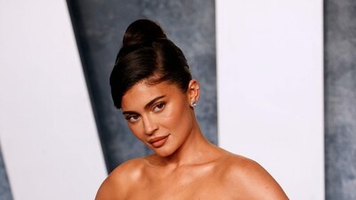 Kylie Jenner attends the Vanity Fair 95th Oscars Party at the The Wallis Annenberg Center for the Performing Arts in Beverly Hills, California on March 12, 2023. (AFP) Kylie Jenner attends the Vanity Fair 95th Oscars Party at the The Wallis Annenberg Center for the Performing Arts in Beverly Hills, California on March 12, 2023. (AFP)