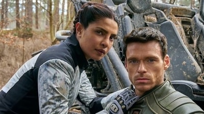 Priyanka Chopra and Richard Madden in Citadel.