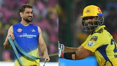 MS Dhoni; Ajinkya Rahane MS Dhoni; Ajinkya Rahane