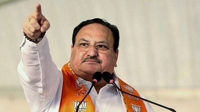 BJP National President JP Nadda addresses a public meeting for the upcoming Karnataka Assembly elections. (Jagat Prakash Nadda Twitter) BJP National President JP Nadda addresses a public meeting for the upcoming Karnataka Assembly elections. (Jagat Prakash Nadda Twitter)