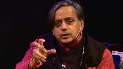 Congress leader Shashi Tharoor. ((Anshuman Poyrekar/HT File Photo))