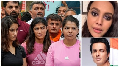 Swara Bhasker and Sonu Sood have tweeted in favour of wrestlers protesting at Jantar Mantar. Swara Bhasker and Sonu Sood have tweeted in favour of wrestlers protesting at Jantar Mantar.