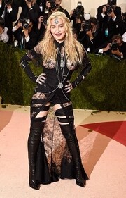 Madonna's 2016 Met Gala outfit created quite a stir. (Pinterest) Madonna's 2016 Met Gala outfit created quite a stir. (Pinterest)