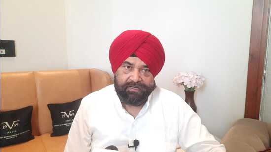 AAP leader and member of Zila Parishad Makhan Singh Lobana.